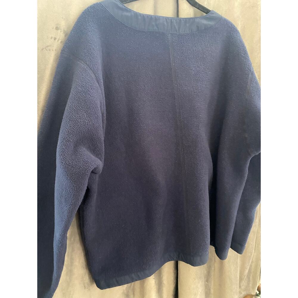 Patagonia Women's Navy Blue Pullover Fleece Sweatshirt - Picture 5 of 7